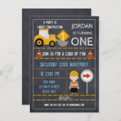 Baukastenhalskappe - Einladung zum Geburtstag (Vorne/Hinten)