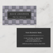 Baukasteninstallationsprogramm Stilvoll leicht anp Visitenkarte (Vorne/Hinten)