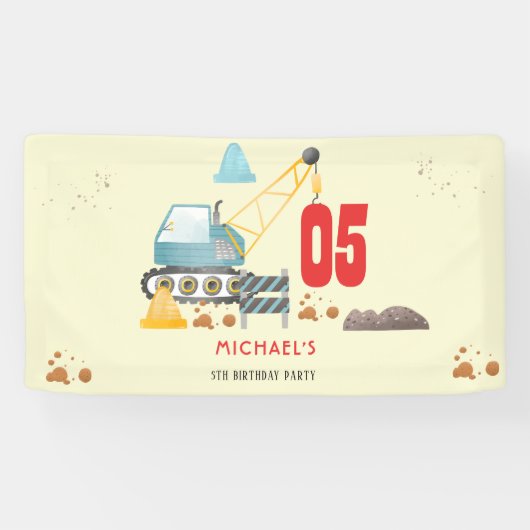 Baukastenjunge Geburtstag Banner (Horizontal)