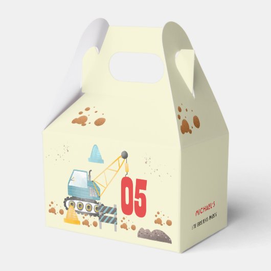 Baukastenjunge Geburtstag Geschenkschachtel (Rückseite)