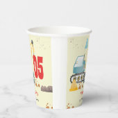 Baukastenjunge Geburtstag Pappbecher (Rechts)