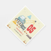 Baukastenjunge Geburtstag Serviette (Ecke)