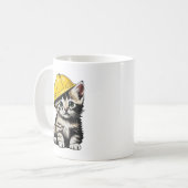 Baukatze Kaffeetasse (Vorderseite Links)
