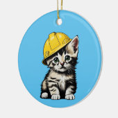 Baukatze Keramik Ornament (Links)