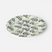 Baukinder 1. Geburtstag Party Pappteller (Schrägansicht)