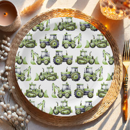 Baukinder 1. Geburtstag Party Pappteller