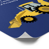 Baukinderdusche sagt kein Babyspiel Poster (Ecke)