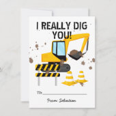 Baukinderklasse Valentinstag-Karte Feiertagskarte (Vorderseite)