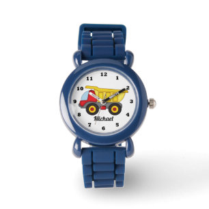 BauKipper addieren Namensuhr Armbanduhr