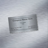 Bauklassisches Layout Magnetische Visitenkarte (Beispiel)