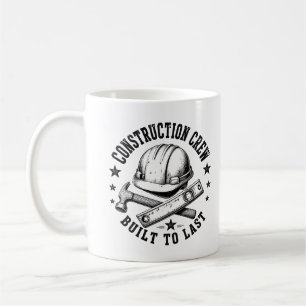Baukolonne – Gebaut um zu halten Lustiger Bauarb Kaffeetasse