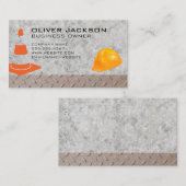 Baukone und Harthut | Stahlbeton Visitenkarte (Vorne/Hinten)