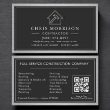 Baukonstruktion Schwarz Silber Metall QR-Code