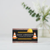 Baukonstruktionen | Hardhat | Mauerziegel Visitenkarte (Stehend Vorderseite)