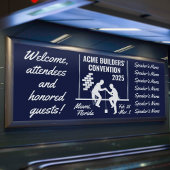 Baukonvention im Retro-Stil Banner