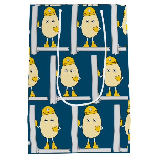 Baukopf Mittlere Geschenktüte (Rückseite)