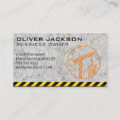 Baukran | Betonkautionslinie Visitenkarte (Vorderseite)