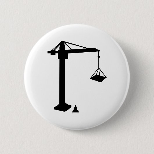 Baukran Button (Vorderseite)