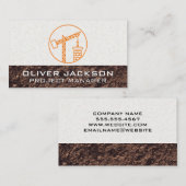 Baukran | Dirt Visitenkarte (Vorne/Hinten)