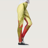 Baukran Fantasie-Kunst-Raupenkran Leggings (Rechts)