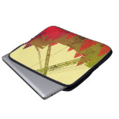 Baukran Fantasy Art Crawler Kranich Laptopschutzhülle (Vorne Knopf)