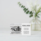 Baukran | Gebäude Visitenkarte (Stehend Vorderseite)