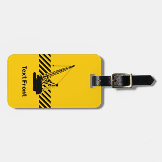 Baukran Gepäckanhänger (Vorderseite horizontal)