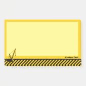 Baukran Post-it Klebezettel (Vorderseite)