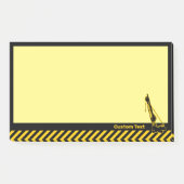 Baukran Post-it Klebezettel (Vorderseite)