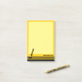 Baukran Post-it Klebezettel (Auf Schreibtisch)