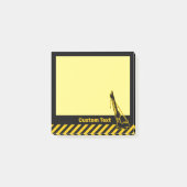 Baukran Post-it Klebezettel (Vorderseite)