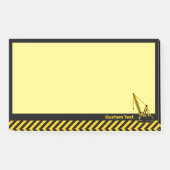 Baukran Post-it Klebezettel (Vorderseite)