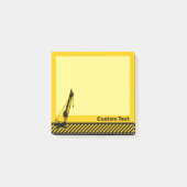 Baukran Post-it Klebezettel (Vorderseite)
