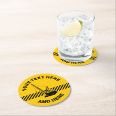 Baukran Runder Pappuntersetzer (Vor Ort)