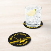 Baukran Runder Pappuntersetzer (Vor Ort)