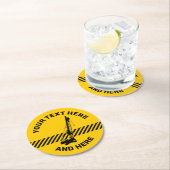 Baukran Runder Pappuntersetzer (Vor Ort)