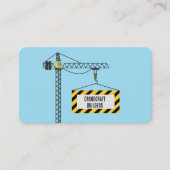 Baukran Visitenkarte (Vorderseite)