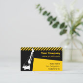 Baukran Visitenkarte (Stehend Vorderseite)