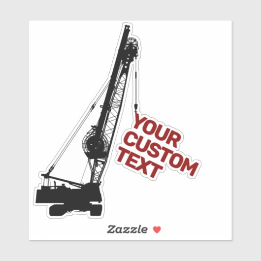 Baukrane Aufkleber (Blatt)