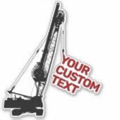 Baukrane Aufkleber (Vorderseite)