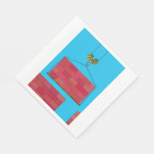 Baukrane Hubsteinwand Serviette (Ecke)