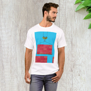 Baukrane Hubsteinwand T-Shirt