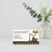 Baukrane Visitenkarte (Stehend Vorderseite)