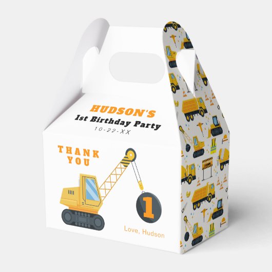 Baukrane Vorkästen - Wracking Ball Geschenkschachtel (Vorderseite)