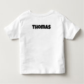 Baukranentwurf Kleinkind T-shirt (Rückseite)