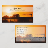 Baukranspezialbusse und Turmkranspezialbusse Visitenkarte (Vorne/Hinten)