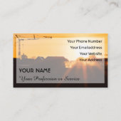 Baukranspezialist Visitenkarte (Rückseite)