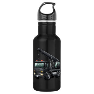 Baukranwagen Edelstahlflasche