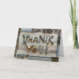 Baukunde dank Fotokarte Dankeskarte