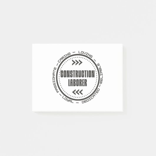 Baulabor Post-it Klebezettel (Vorderseite)